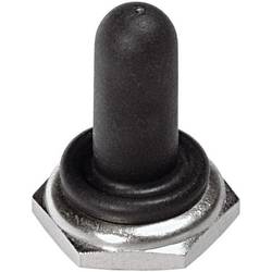 APEM N35111005 U1031 Dichtkappe Aufdruck-Motiv Ohne Vernickelt, Schwarz 1 St.