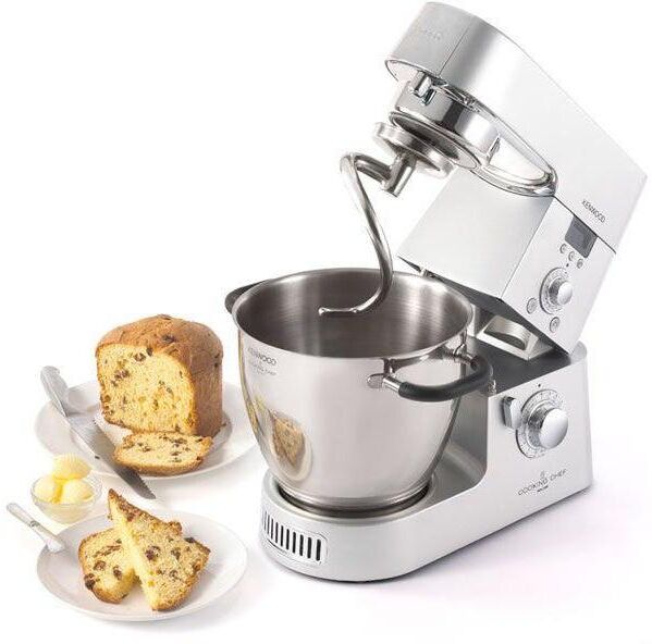 Knethaken KENWOOD "KW711659", silber (silberfarben), Stahl, Küchenmaschinen-Rührelemente, Knethaken silberfarben Einheitsgröße