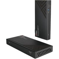 150m Cat.6 KVM Extender, DisplayPort-Verlängerung schwarz, DisplayPort 1.2, USB, IR & RS-232, HDBaseT