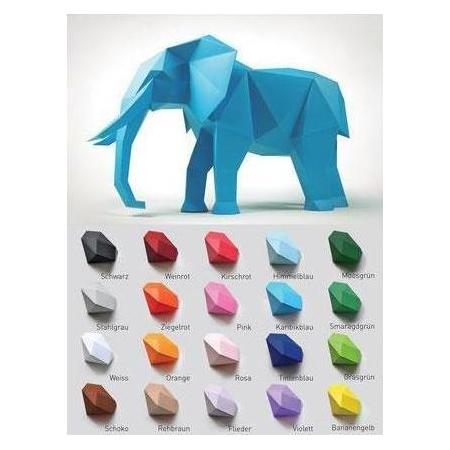 Liebesreh ELEFANT MOOSGRÜN - Bastelset Elefant moosgrün (ELEFANT_MOOSGRÜN)