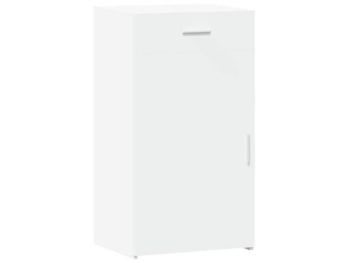 Armoire polyvalente Commode Buffet blanc 50x42 5x93 cm bois d'ingénierie{9610}