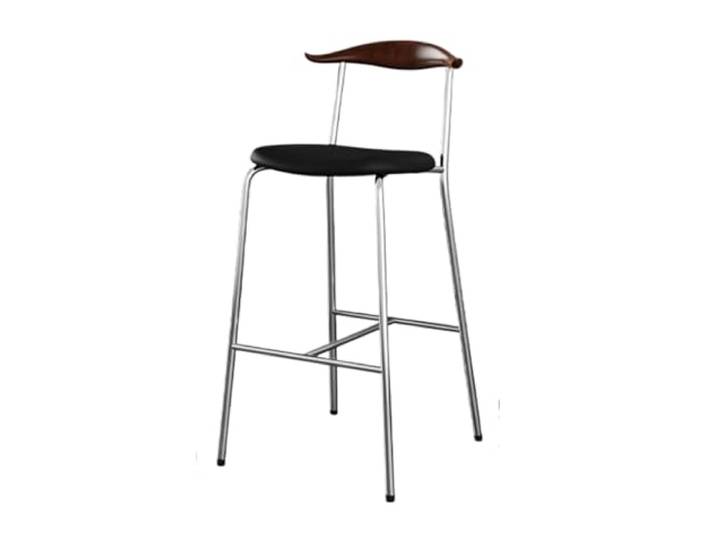 VNCdfhETs Barstuhl Barhocker Mit Rückenlehne, Esszimmerstühle, Fürs Wohnzimmer Barhocker(Black)