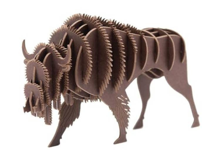 FRIDOLIN 3D papieren model - Bizon