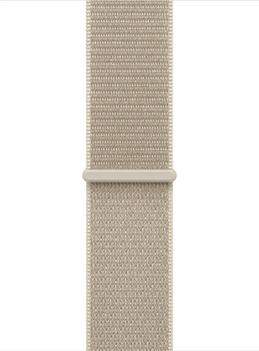 Apple Watch 40 mm kalkfarbenes Durchzugs-Sportarmband