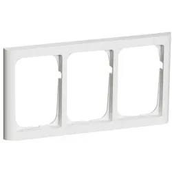 LK, Bilderrahmen, FUGA SOFTLINE 63 Rahmen 3 x 11⁄2 Modul, Weiss- In Tasche für DIY