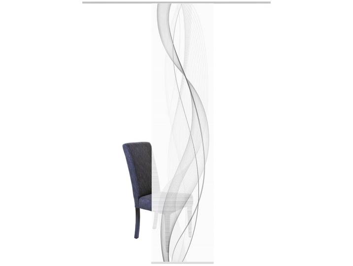 Schiebegardine VISION S HEIGHTS Gr. 1, grau, B:60cm H:260cm, Polyester, Gardinen, Schiebegardine, HxB: 260x60, Schiebevorhang Bambusoptik Digitaldruck