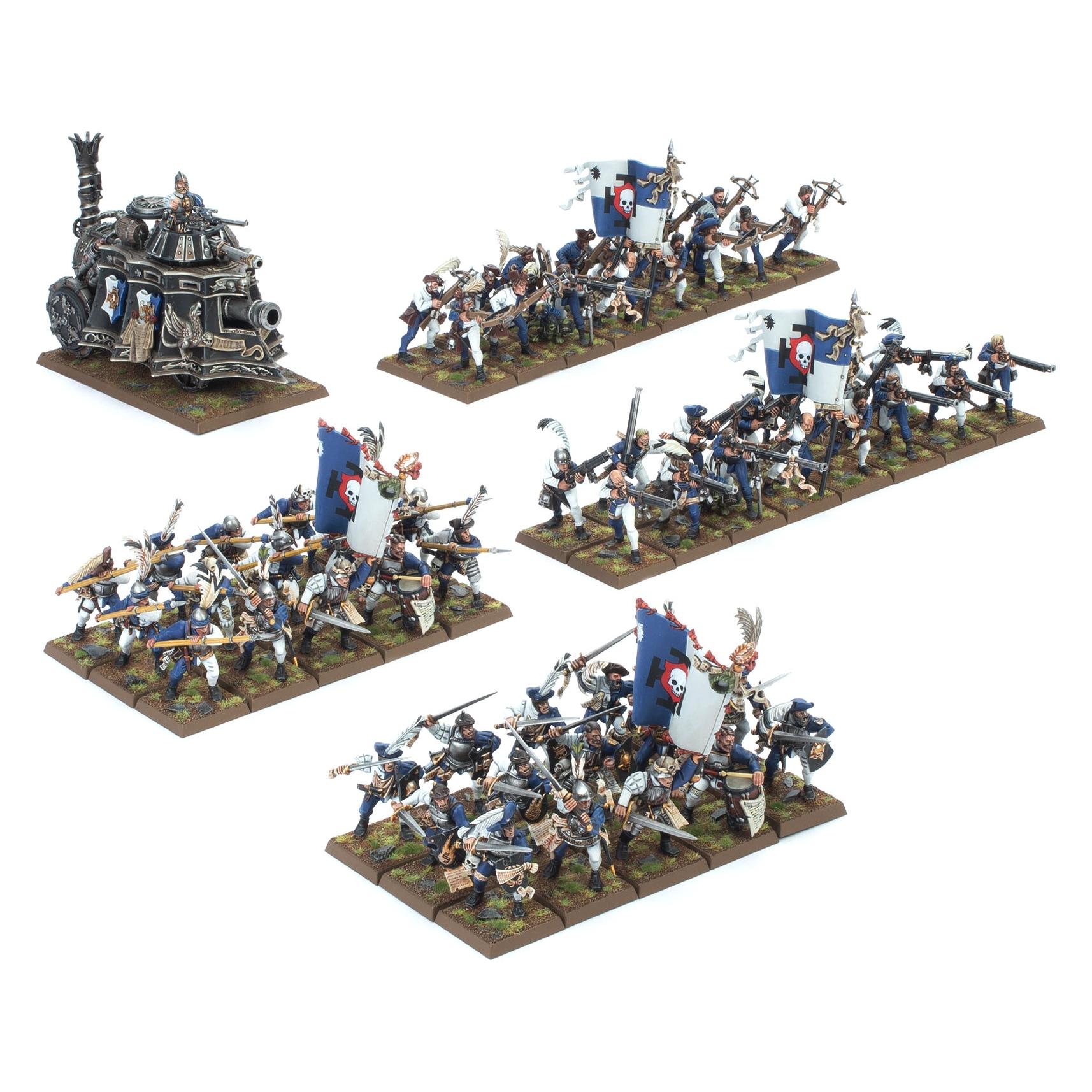 Games Workshop Warhammer ToW - Imperium der Menschen: "Battle March"-Armee (Kunststoff) (99122702020)