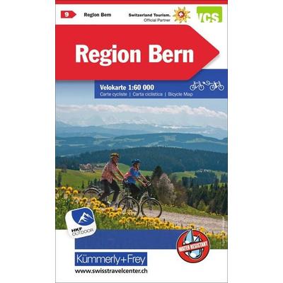 Kümmerly+Frey Velokarte 9 Region Bern 1:60.000, Sonstige von , Kümmerly+Frey, 978-3-259-02409-6