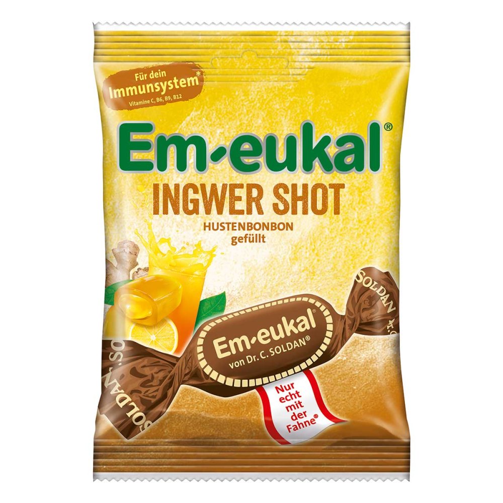 Dr. C. SOLDAN GmbH Em-eukal Bonbons Ingwer Shot, zuckerhaltig 16567915