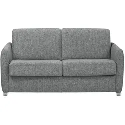 Betty Schlafsofa mit Faltbettfunktion Webstoff Betty , grau , Maße (cm): B: 162 H: 86 T: 97.0