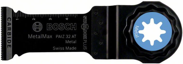 Lame plongeante carbure StarlockPlus PAIZ 32 AT Metal 50 x 32 mm ; Bosch (2609256D53)