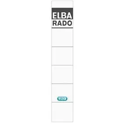 Elba Ordneretikett 100551822 schmal/kurz sk weiß 10 St./Pack.