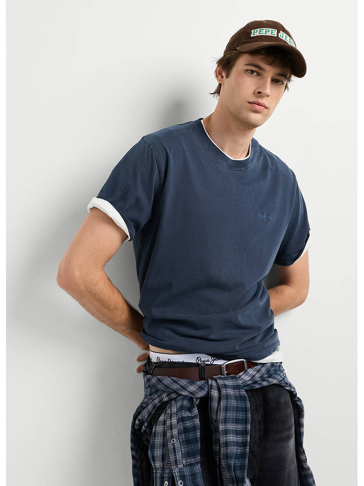 Pepe Jeans Shirt in Dunkelblau - XL