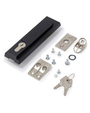 TRITON 19""Schrank zbh. Ersatz Schwenkhebelgriff Metall Schloss mit Griff für *Auftragsbezogene Bestellung * Ersatzschloss 1paar Schlüssel,***passen auch auf alte Schranktüren ab Baureihe 2014 die bisher eine Plasteschwenkhebelgriff hatten.*** (RAX-MS-X35-X2)