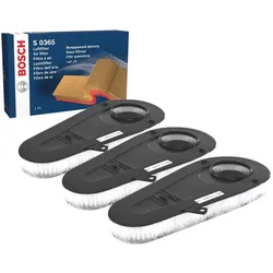 3x Luftfilter BOSCH F 026 400 365 für BMW 5er