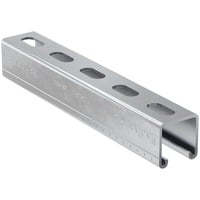 Montageschiene FUS 41/2,5, Verbinder 2 Meter, verzinkt