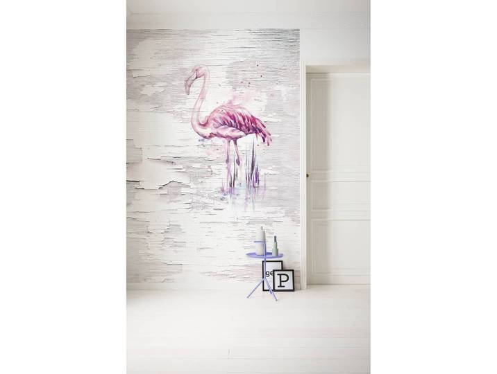 Vlies Fototapete Pink Flamingo 200 x 250cm