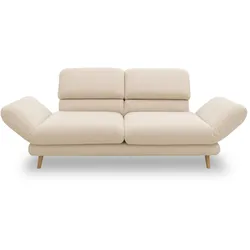Domo 2-Sitzer »Malaga« - 180x98x92cm - creme -