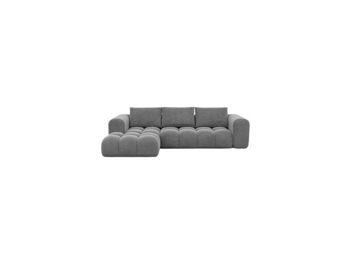 4-Sitzer Design Ecksofas „Velina“ mit Samtbezug Samtbezug Dunkelgrau BLOOMINGLOFT Collection