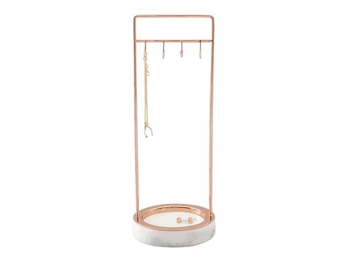 Schmuckhalter Claire, Stackers, weiss/hellgrau/rosegold, KunststoffKunststoff/Metall