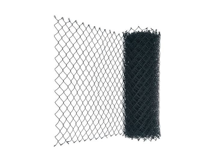 Diagonalgeflechtzaun Grün 25 × 1 m