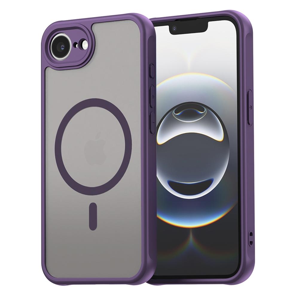 Techsuit - HaloFrost II MagSafe - iPhone 16e - Purple (Apple iPhone 16e, Apple iPhone 17e) (59328951)