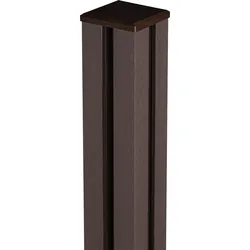 GroJa BPC-Steckzaunpfosten inkl. Kappe Terra 2400 mm