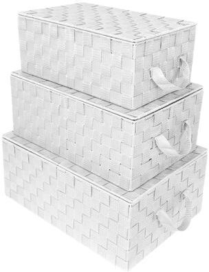 Sorbus Woven Storage Basket Set - N/A