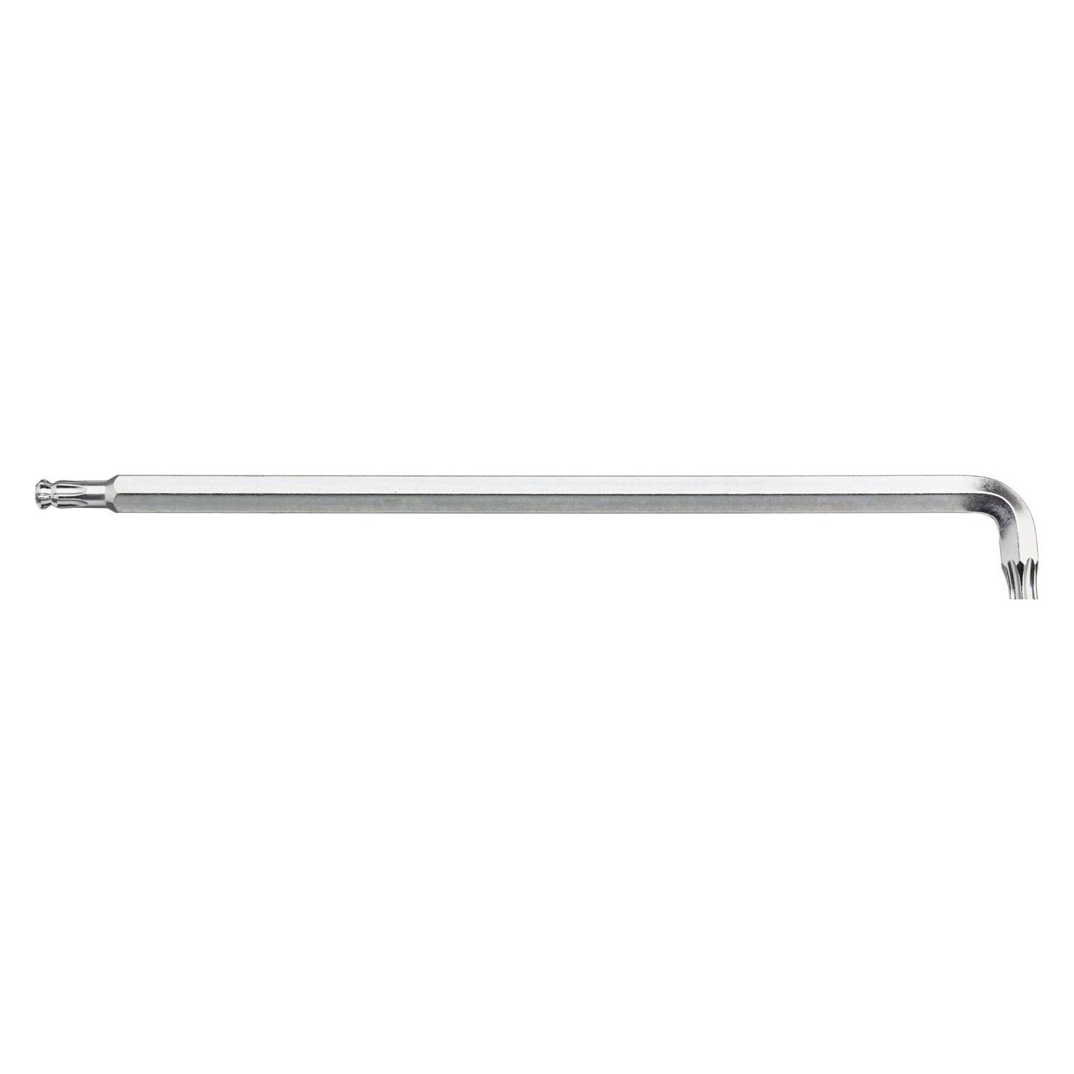 Wiha Stiftschlüssel TORX Kugelkopf mit kurzem Schenkel, titansilber (40969) T8 x 101 mm, 10,4 mm (WH40969)