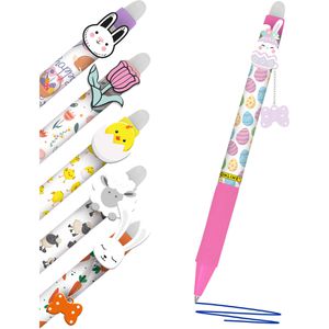 Online Gelschreiber magiXX Fun Ostern, 70191, radierbar, Gehäuse sortiert, 0,7 mm, Schreibfarbe blau, 6 Stück