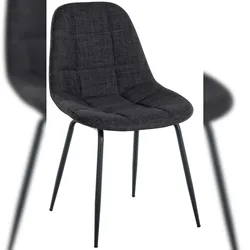 CLP Stuhl Tom dunkelgrau/Stoff