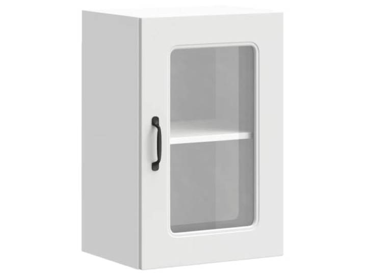 Helloshop26 Wandschrank für die Küche, modern, praktische Aufbewahrung, 40 x 31 x 60 cm, Holz, weiß, 02_0049950