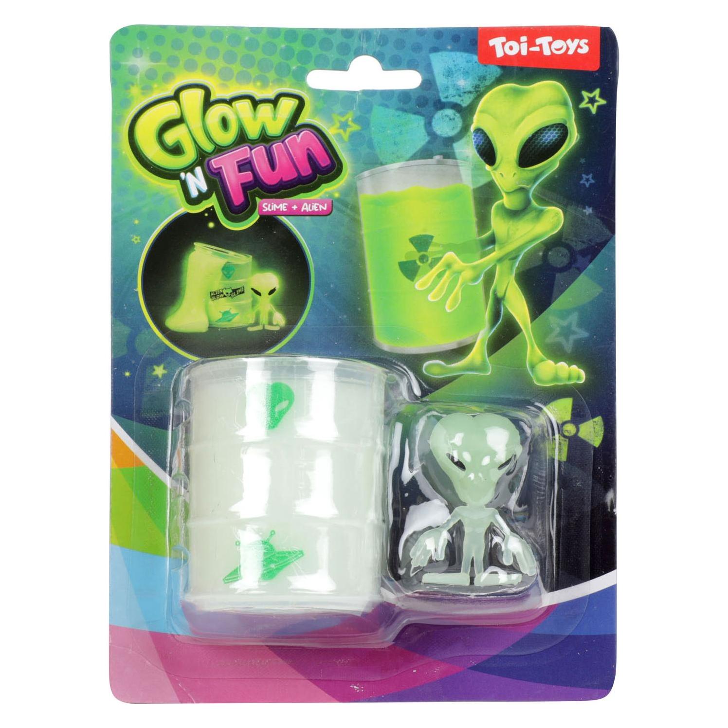 Toi-Toys Slime Glow mit Alien (043.35808)
