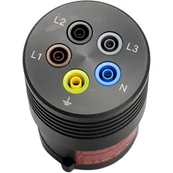 Benning Messadapter zum Messen an 5-poligen 32 A CEE Steckdosen, Messtechnik, Schwarz