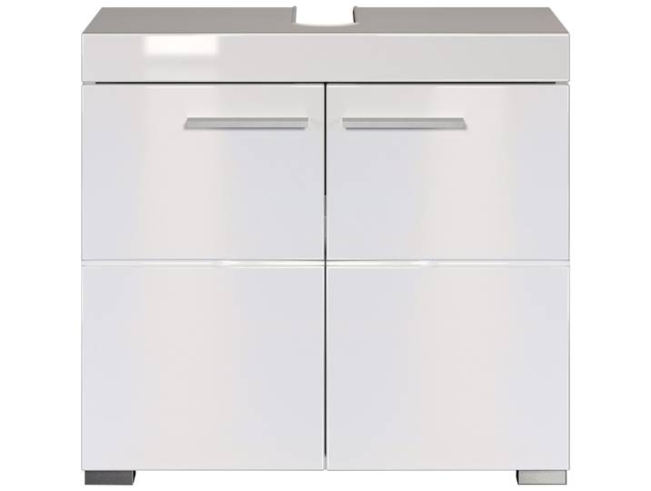 Waschbeckenunterschrank Clairo weiss Holzwerkstoff B 60 T 34 H 56 cm - Waschbeckenunterschrank
