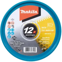 makita E-17120-12 Trennscheiben 125 x 1 mm