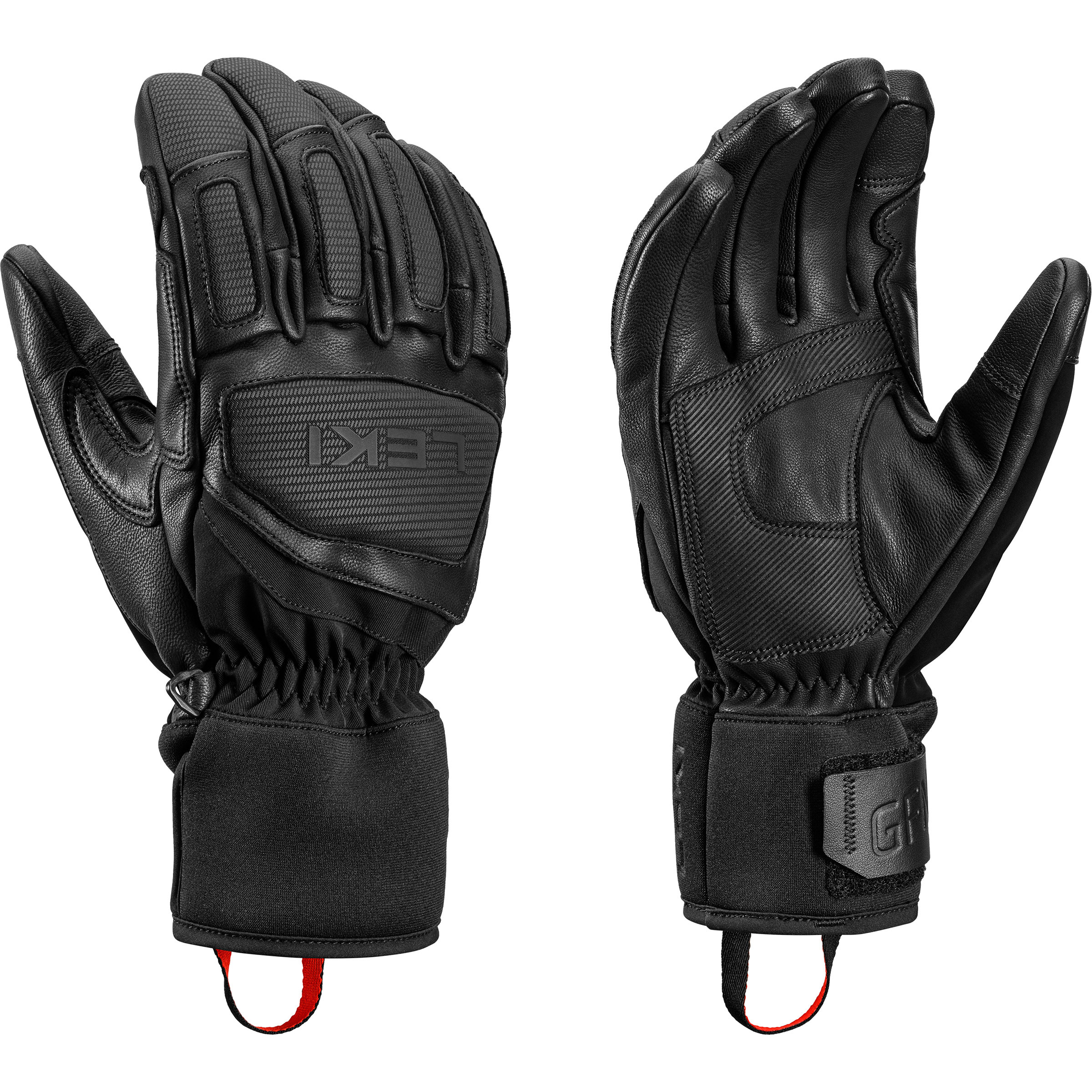 Leki Griffin Pro Zero Skihandschuhe schwarz Größe 8 Skifahren Wasserabweisend Wasserabweisend