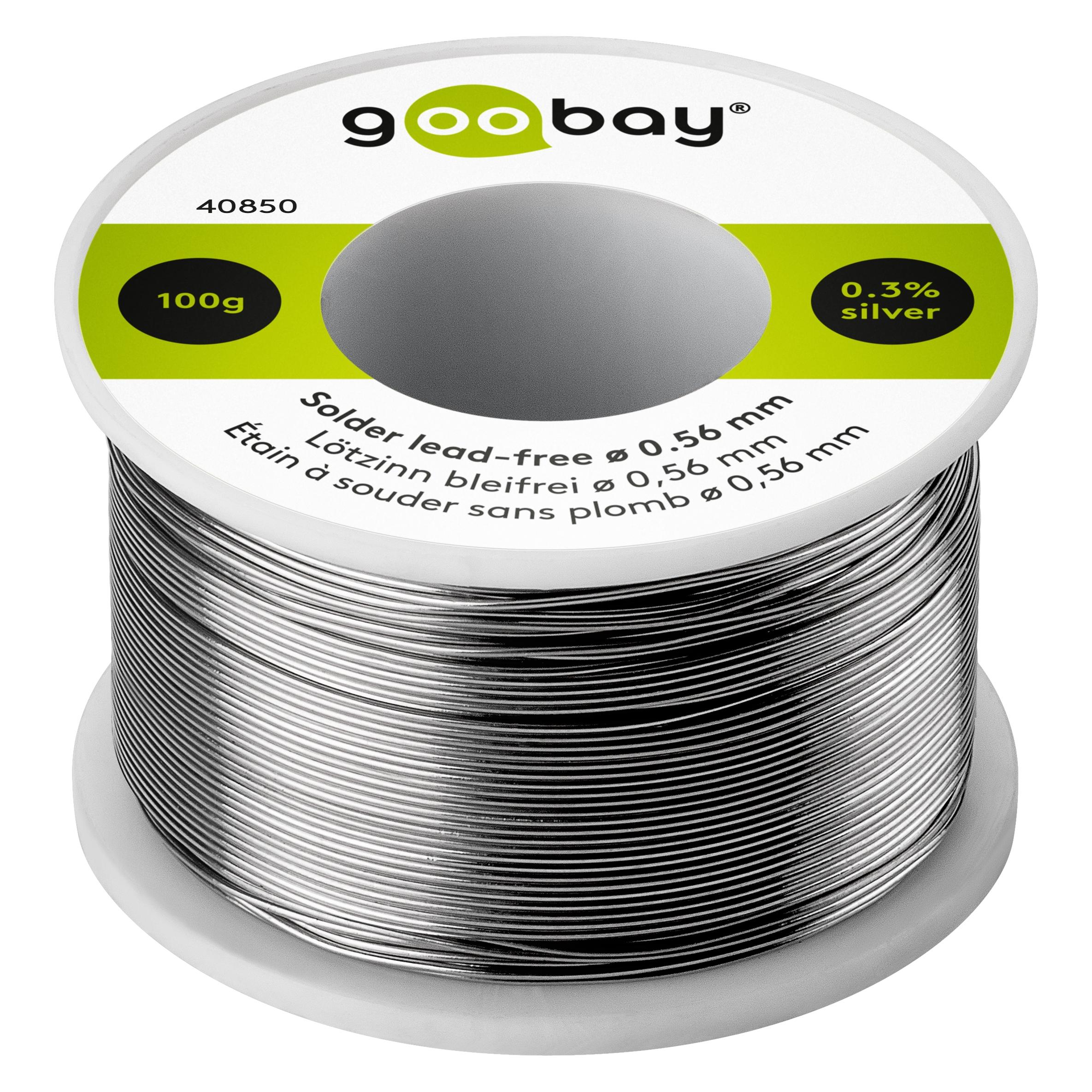 Goobay Profi Lötzinn bleifrei, ø 0,56 mm, 100 g (Lötzinn) (40850)