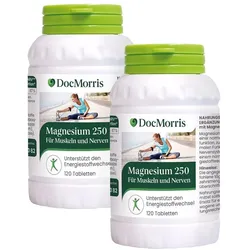 DocMorris Magnesium 250 Doppelpack 2X120 St
