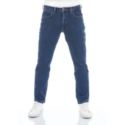 Lee Herren Jeans Brooklyn Straight - Regular Fit - Blau - Dark Stonewash - Dark Stonewash L452PX46 - 40W / 30L