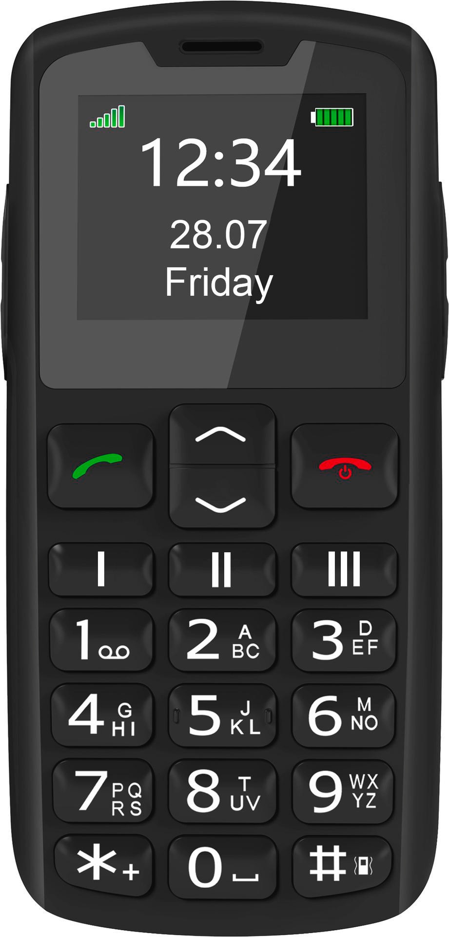 Bea-fon SL230 4G Mobiltelefon schwarz SL230LTE_EU001B