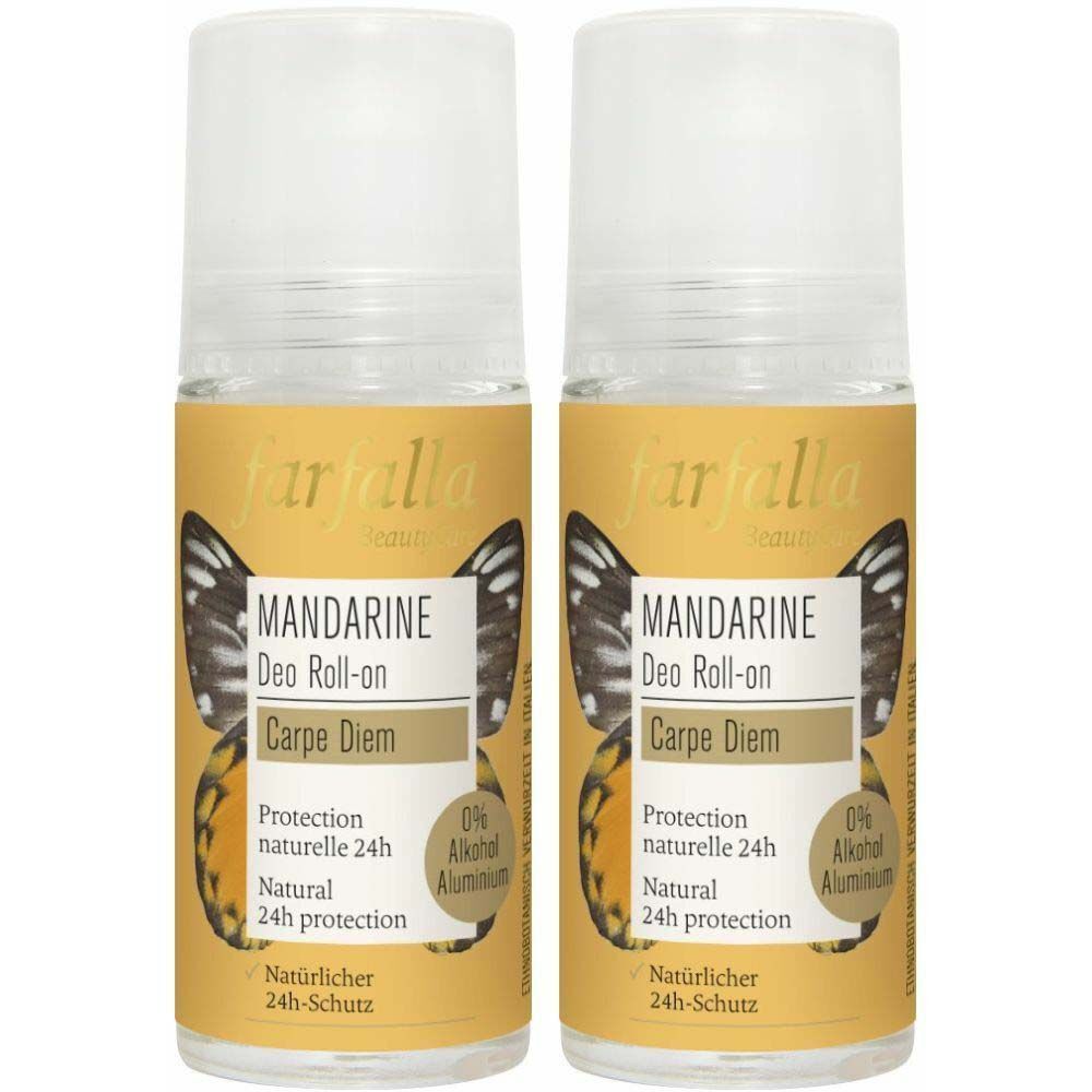 Farfalla Zitrus Deo Roll-on Mandarine 50 ml x2 2x50 Roller