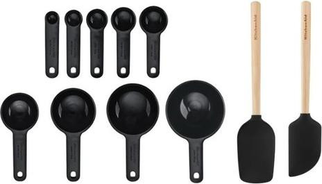 KitchenAid universele keukenset, 11-delig, zwart