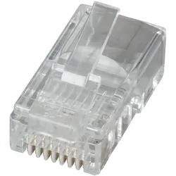EFB Elektronik Hersteller: RJ45 Stecker UTP, Cat.6, 100er VPE Bis 250 MHz (Cat.6) für LitzenUngeschi (Netzwerk Zubehör), Zubehör Netzwerk