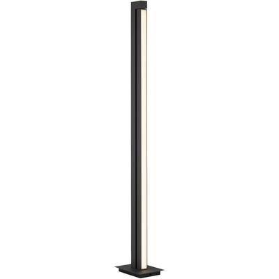 NEUHAUS PURE LED Stehlampe "PURE Lines Floor", schwarz (graphite), 1, H: 140cm, 1 Stk., Leuchten, CCT Farbsteuerung, dimmbar über Fernbedienung, Fußschalter, LED Stehlampe