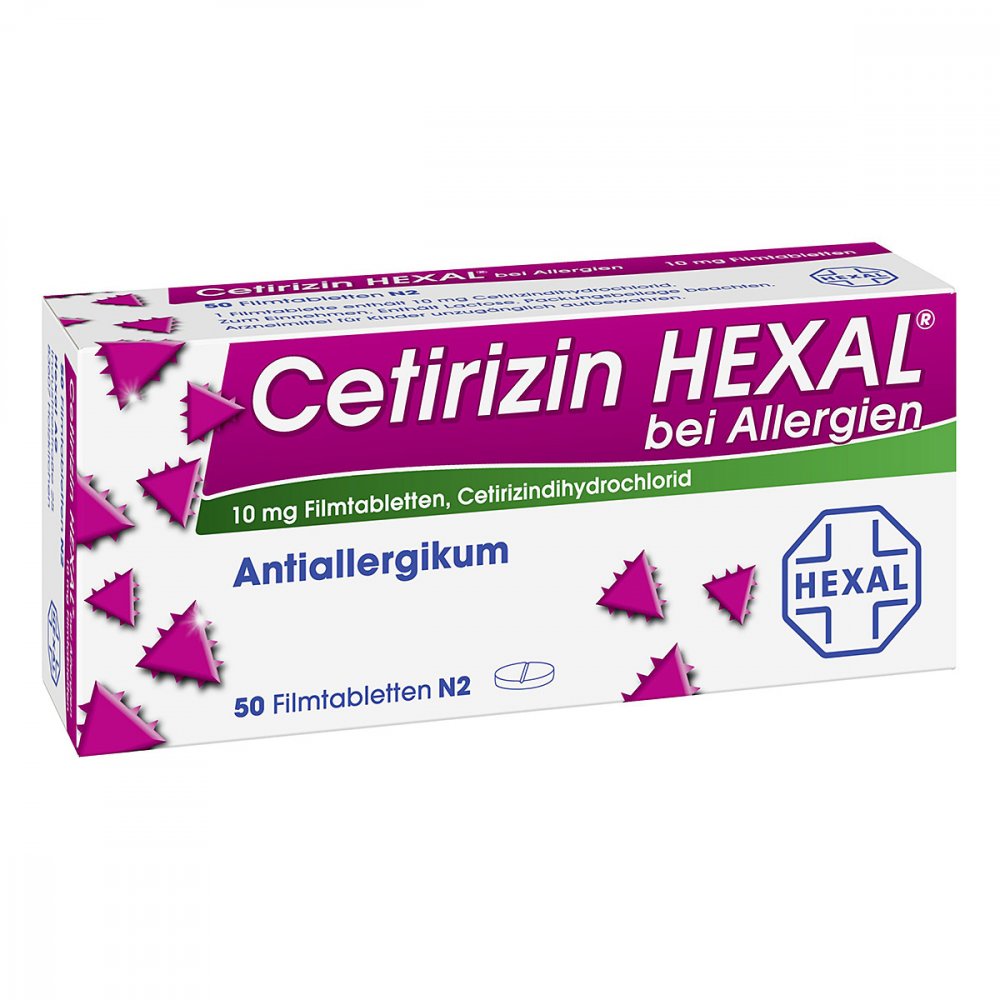 Hexal AG Cetirizin HEXAL® Filmtabletten bei Allergien 01830169