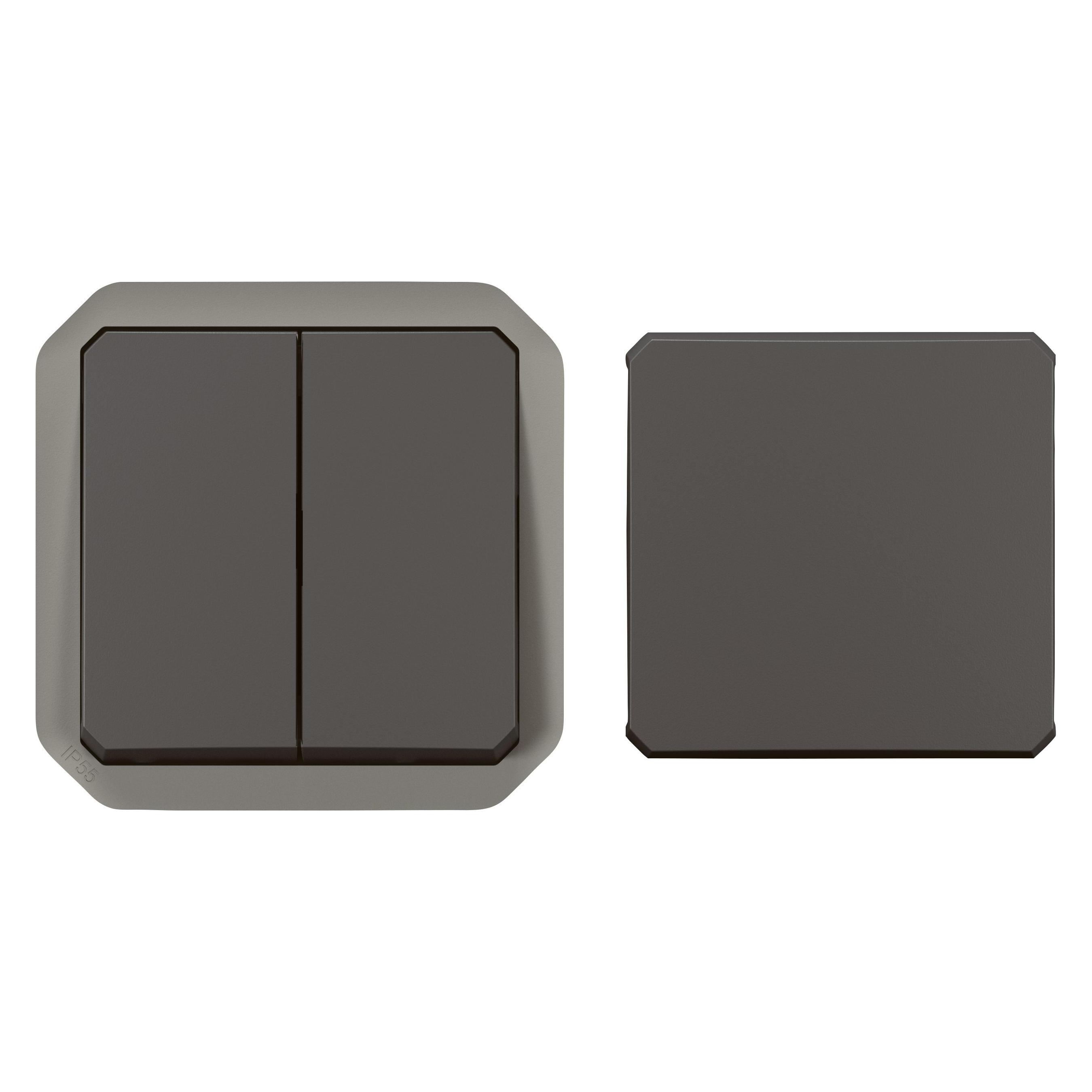 Legrand Plexo New 5-in-1-Feuchtraum-Aufputz-Schalter (069800L)