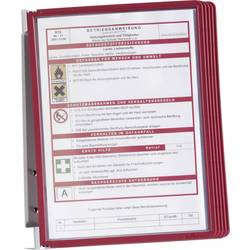 Durable Sichttafelwandhalter VARIO WALL 5 - 5551 Rot DIN A4 Anzahl der mitgelieferten Sichttafeln 5 555103