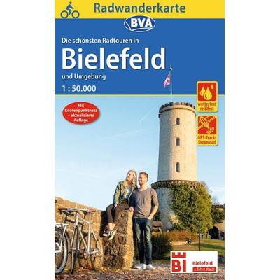 BVA Radwanderkarte Bielefeld und Umgebung 1:50.000, Sonstige von , KOMPASS Freytag & Berndt, 978-3-96990-056-7