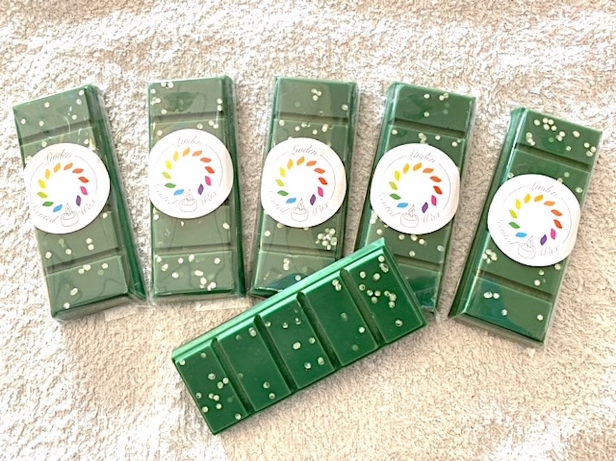 Handgemaakte Waxmelts COZY CHRISTMAS Kerstgeur - Linden - 100% Sojawax - Huisparfum